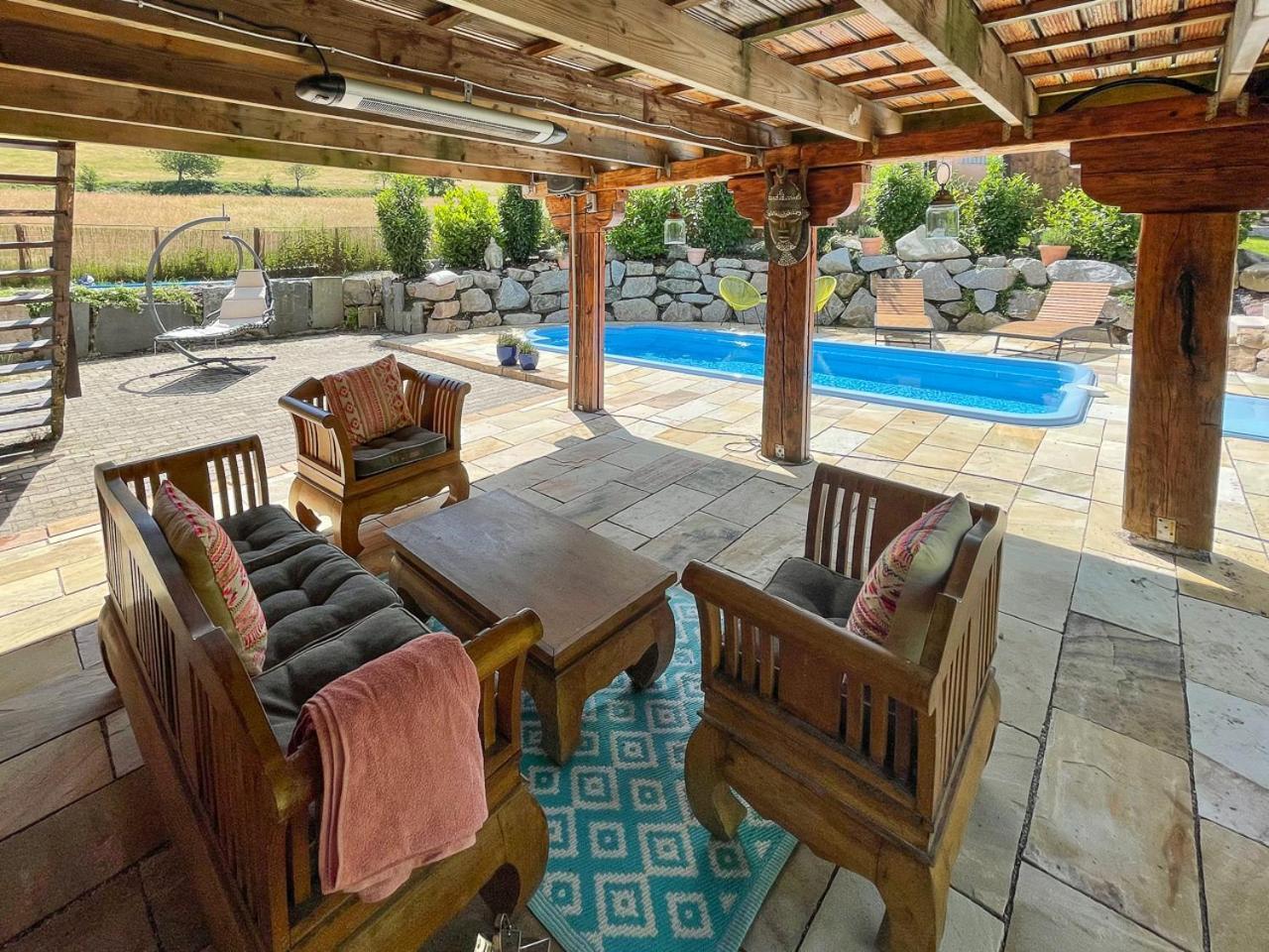 Ferienhaus Kappel Mit Pool Fryburg Bryzgowijski Zewnętrze zdjęcie