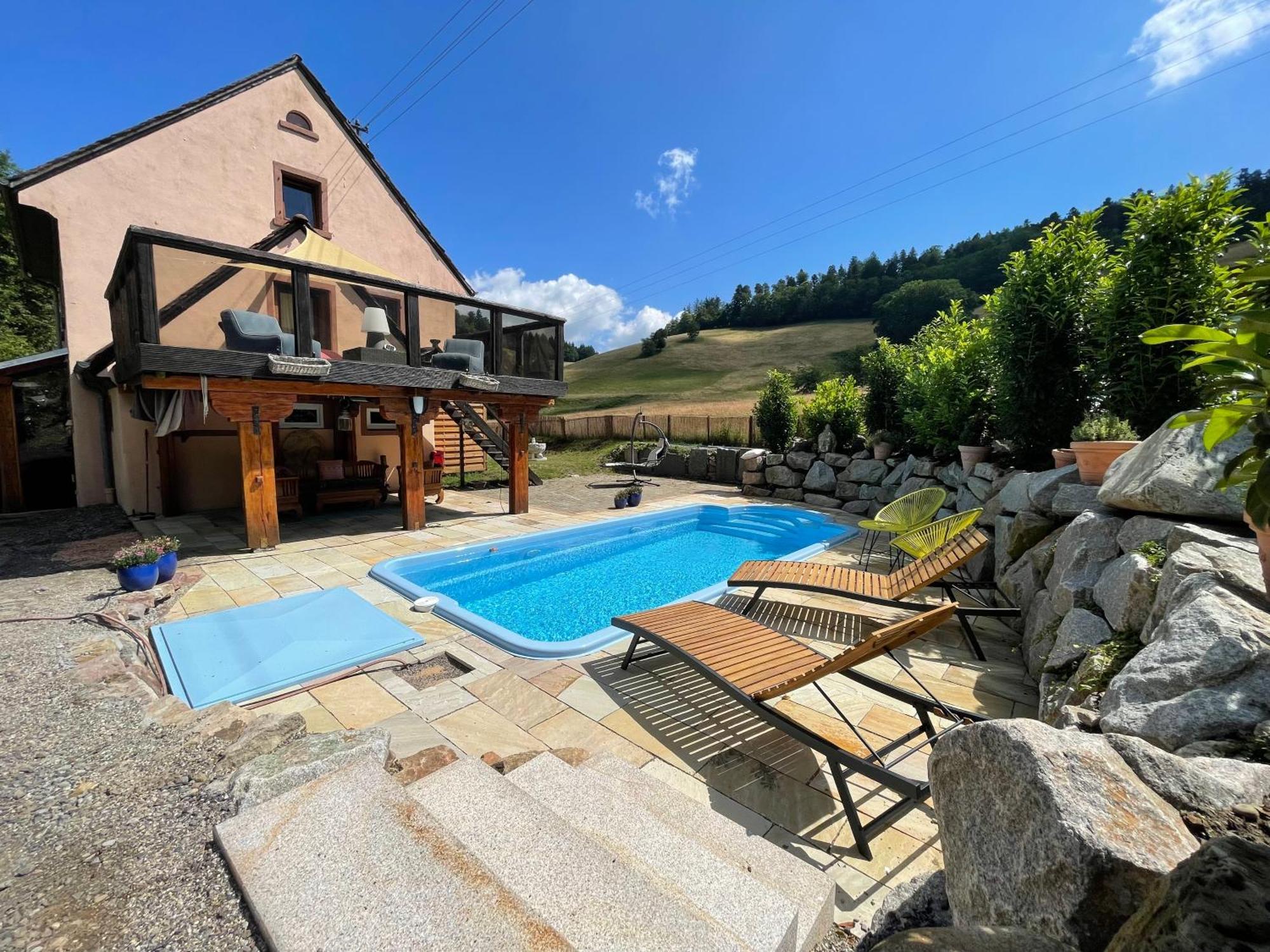 Ferienhaus Kappel Mit Pool Fryburg Bryzgowijski Zewnętrze zdjęcie